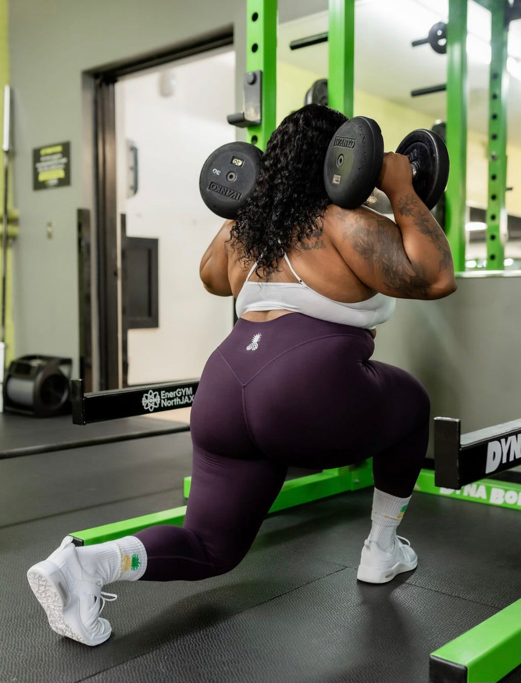 Seamless Plum Phineapple Leggings