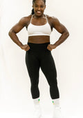 Seamless Black Phineapple Leggings