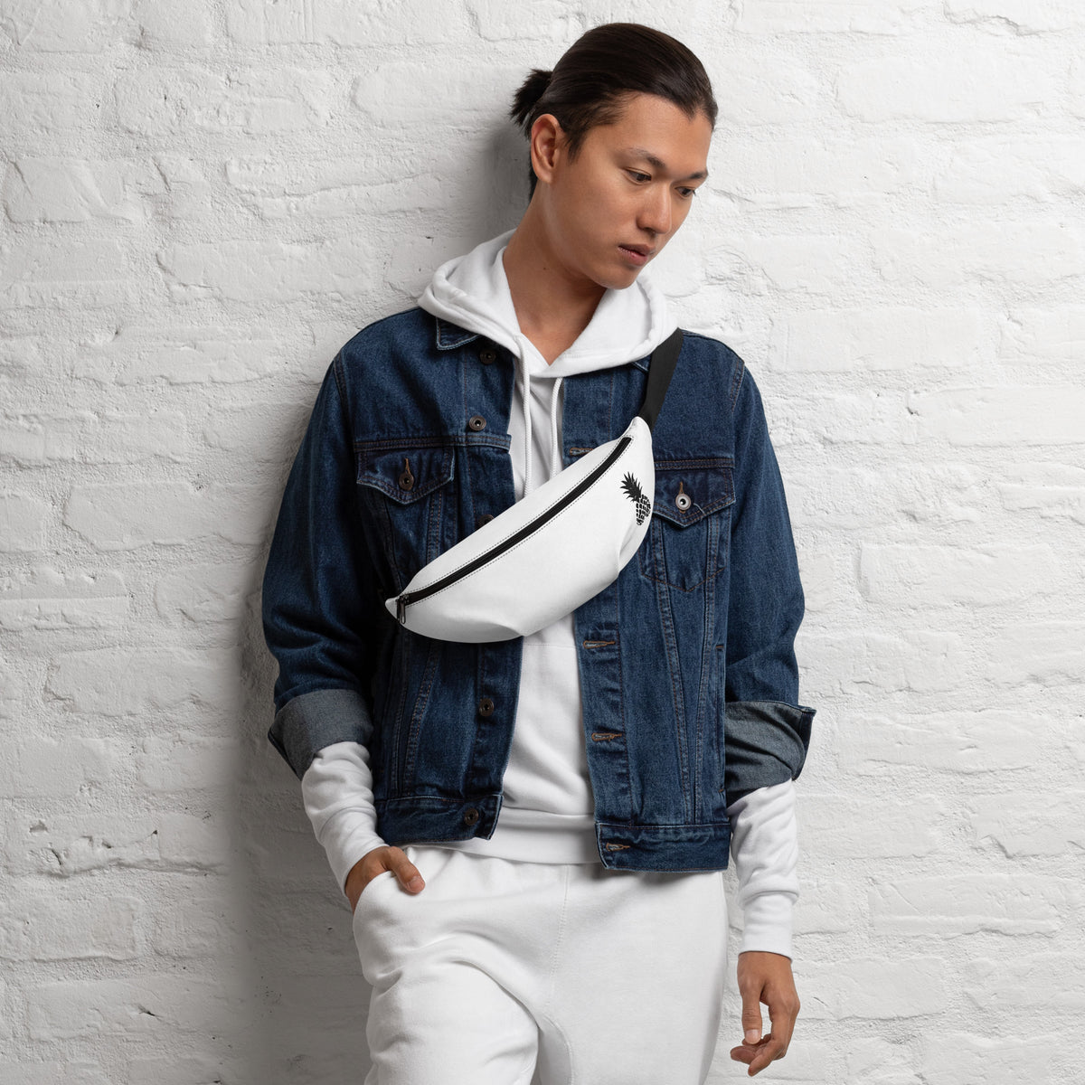 White Phineapple Bum Bag