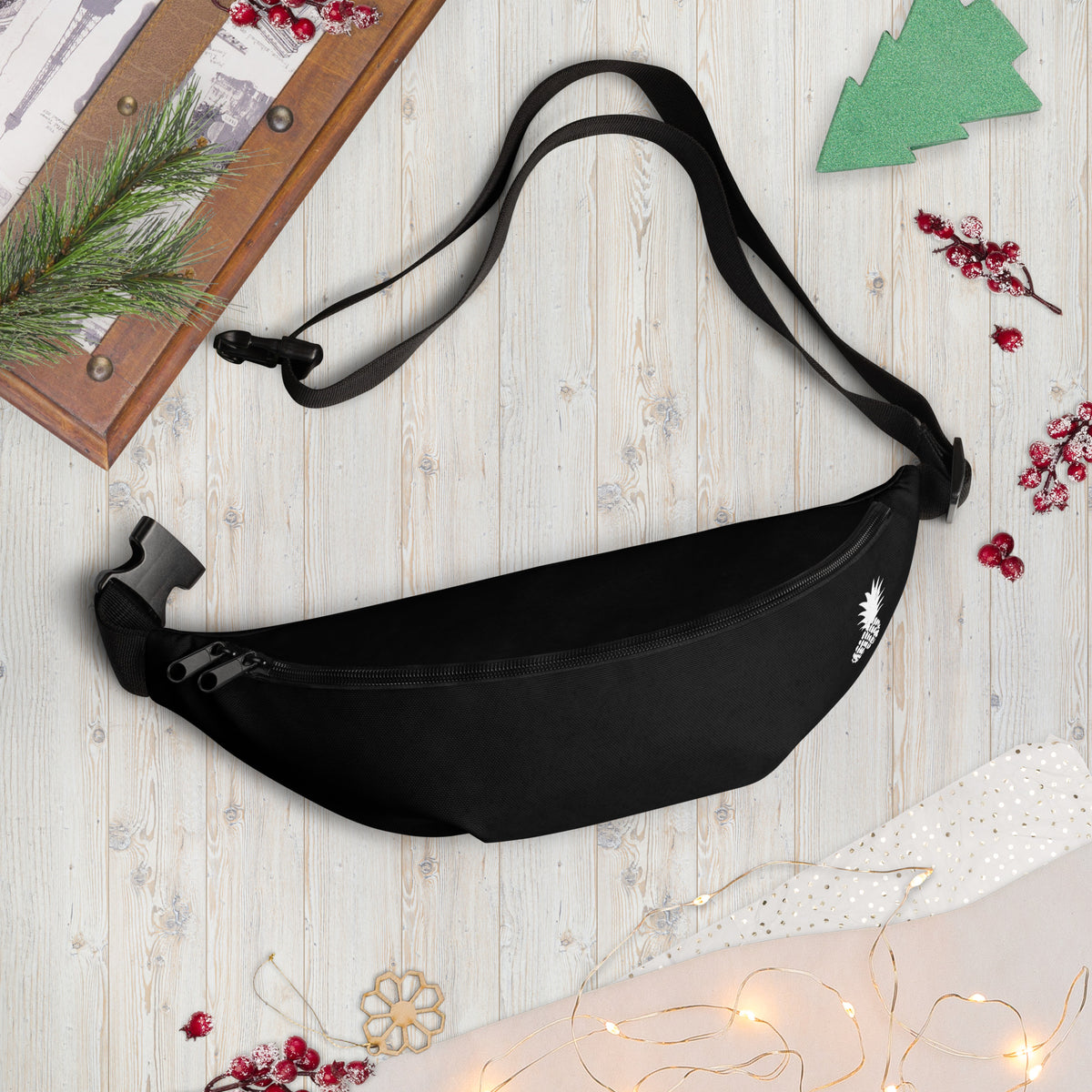 Black Phineapple Bum Bag