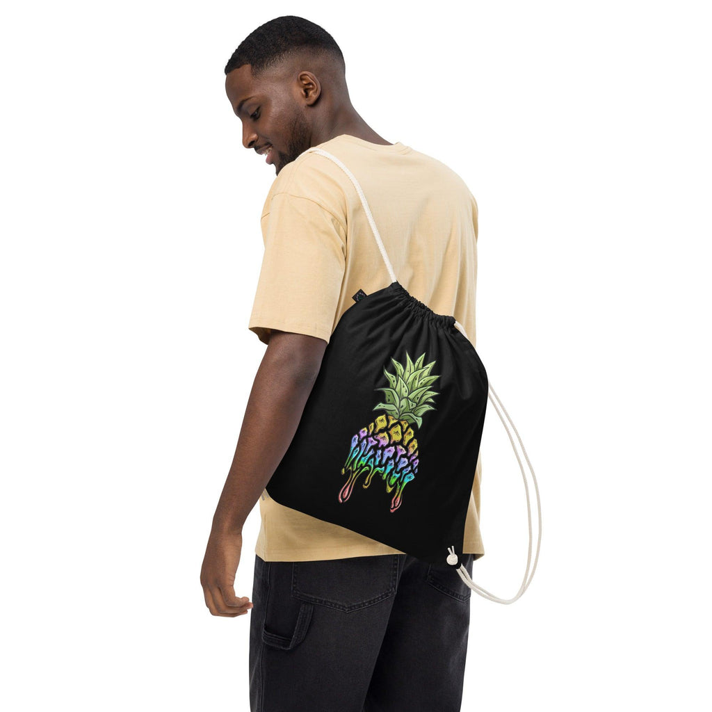 Organic cotton drawstring bag - Phineapple