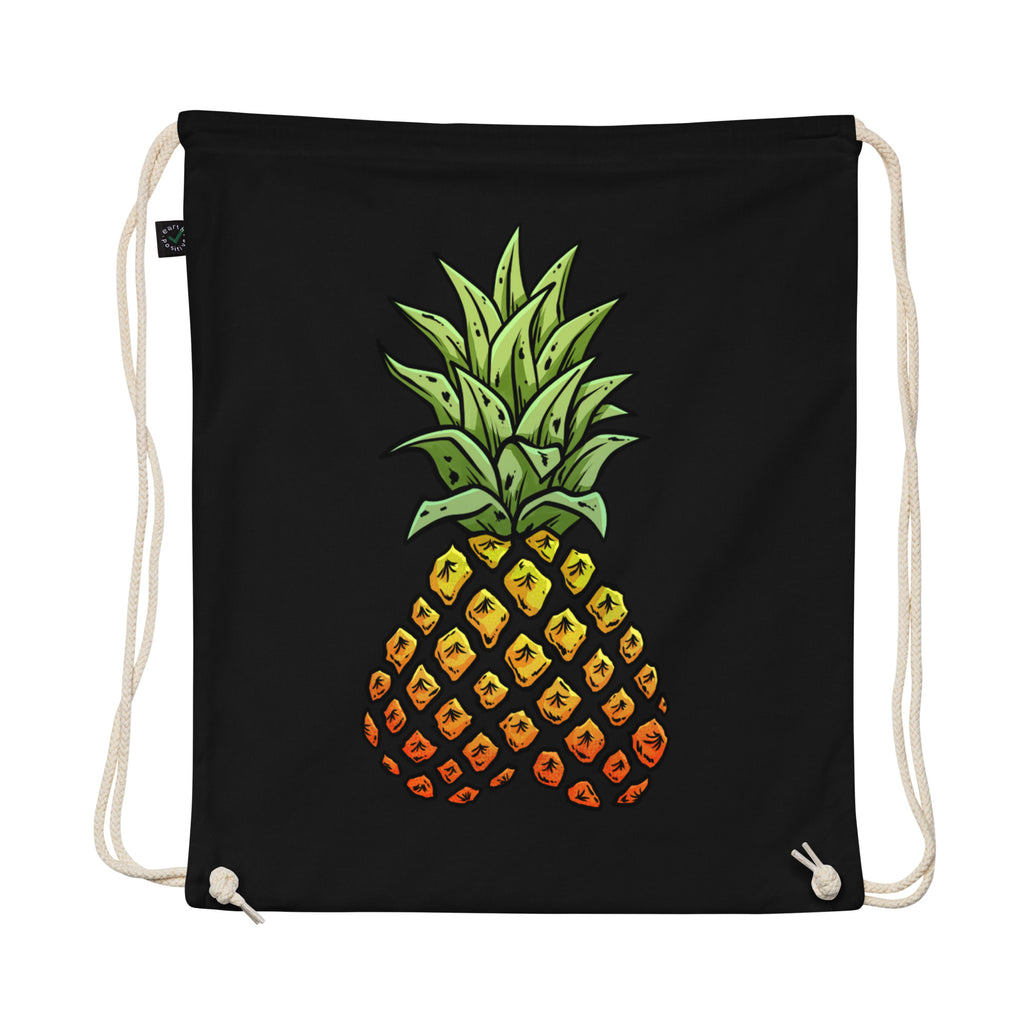 Phineapple cotton drawstring bag
