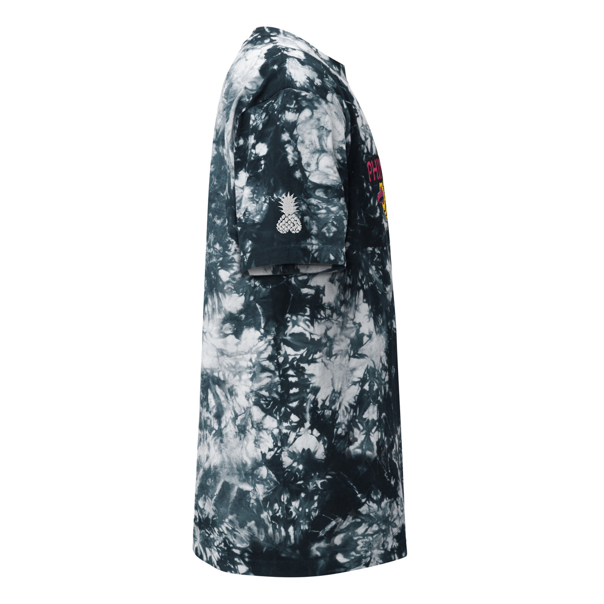 Embroidered  Phineapple Tie-Dye Pump Cover