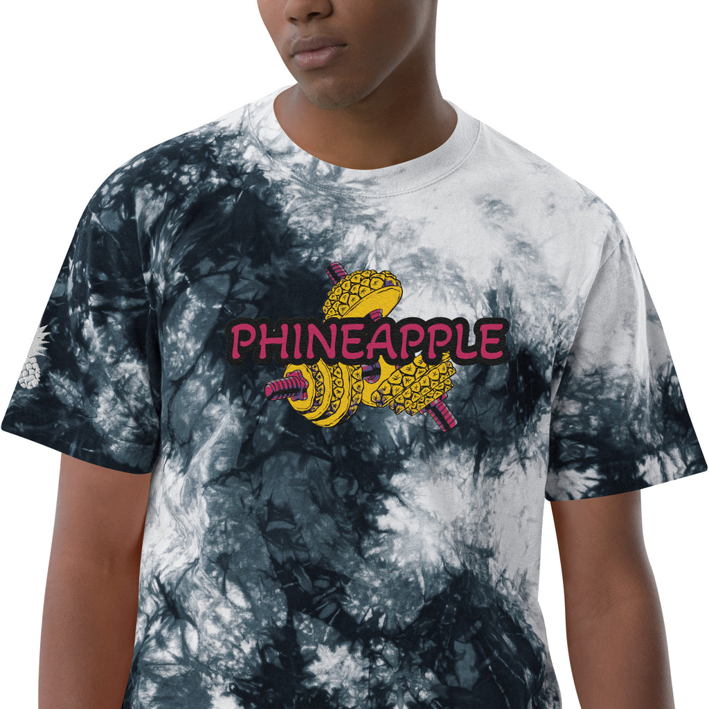 Embroidered  Phineapple Tie-Dye Pump Cover