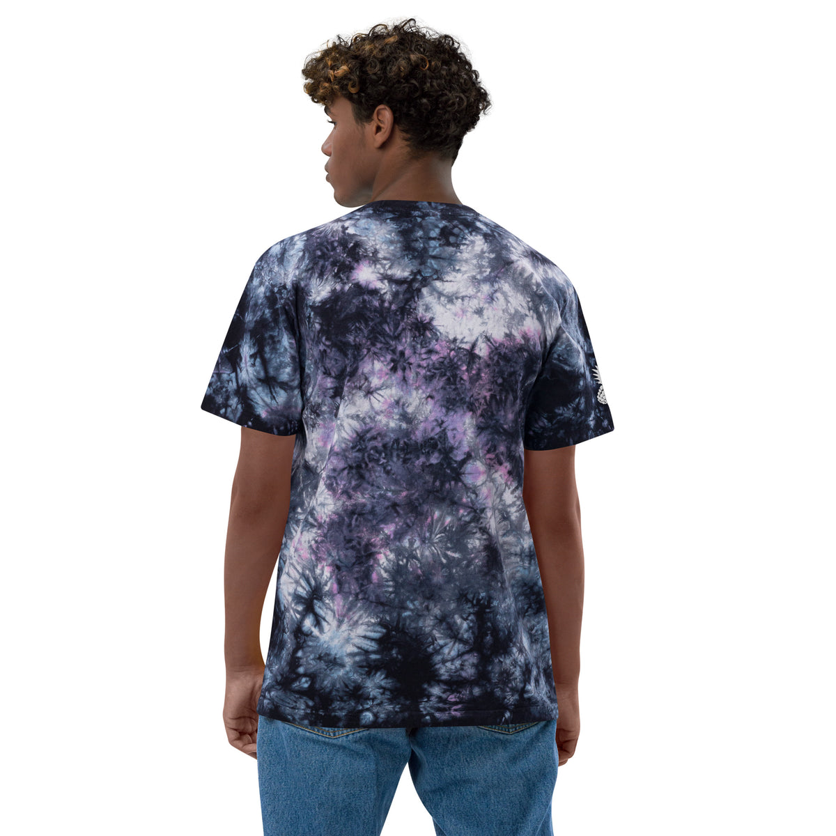 Embroidered  Phineapple Tie-Dye Pump Cover