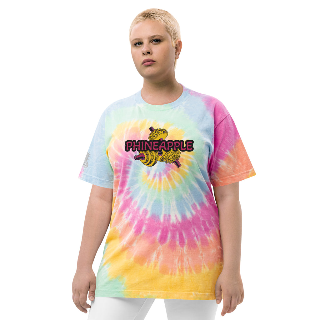 Embroidered  Phineapple Tie-Dye Pump Cover