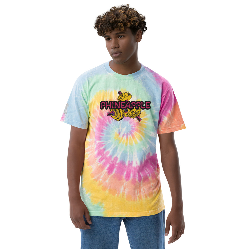 Embroidered  Phineapple Tie-Dye Pump Cover