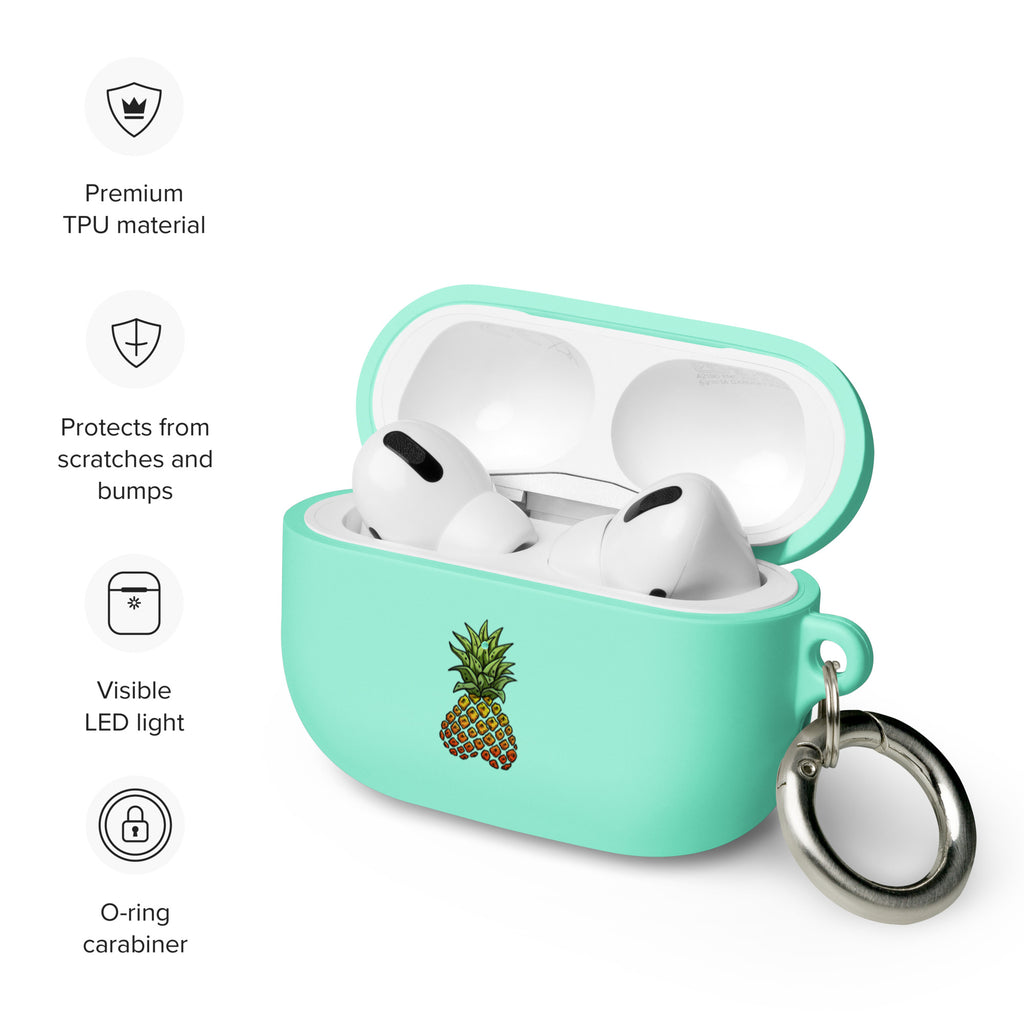 Rubber Phineapple AirPods case