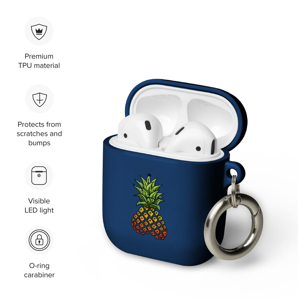 Rubber Phineapple AirPods case