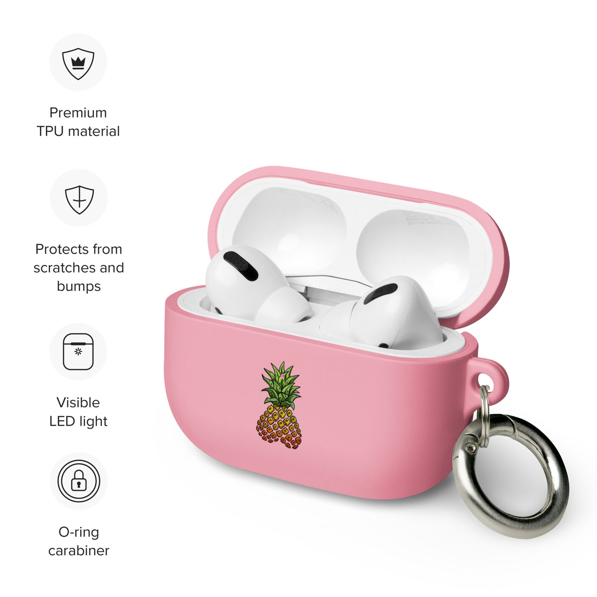 Rubber Phineapple AirPods case
