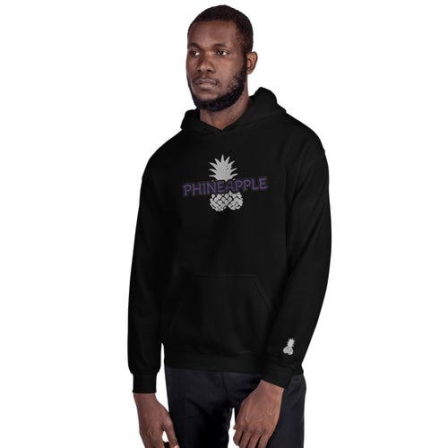 Embroidered Phineapple Unisex Hoodie