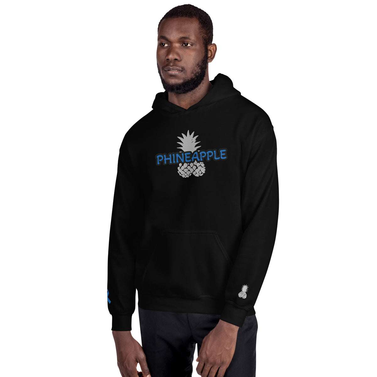 Embroidered Sexual Assault Awareness Phineapple Unisex Hoodie