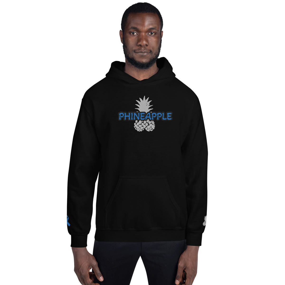 Embroidered Sexual Assault Awareness Phineapple Unisex Hoodie