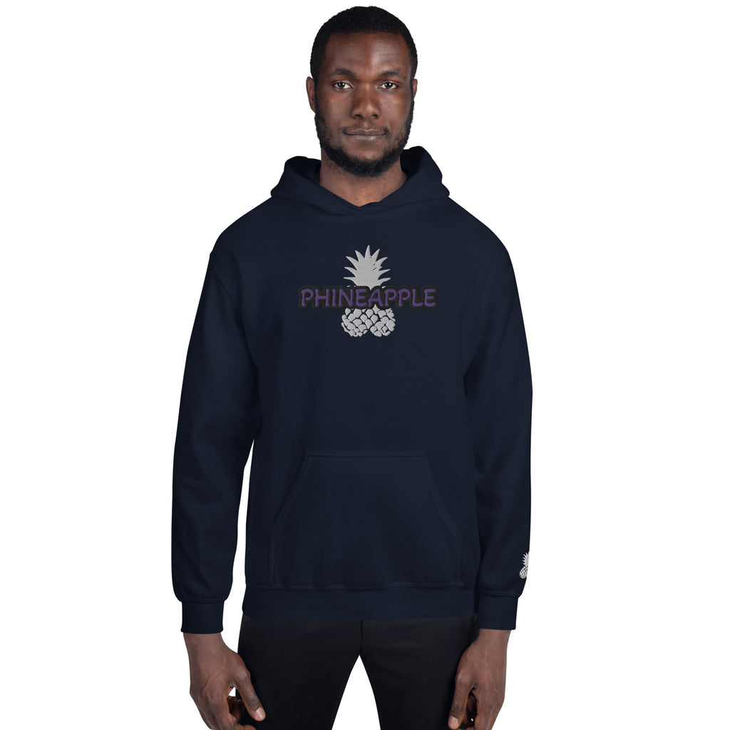 Embroidered Phineapple Unisex Hoodie