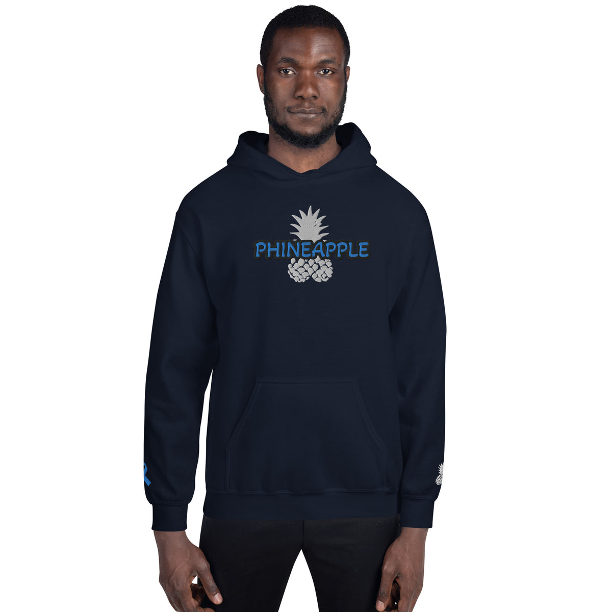 Embroidered Sexual Assault Awareness Phineapple Unisex Hoodie