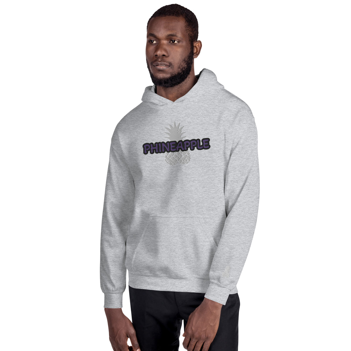 Embroidered Phineapple Unisex Hoodie