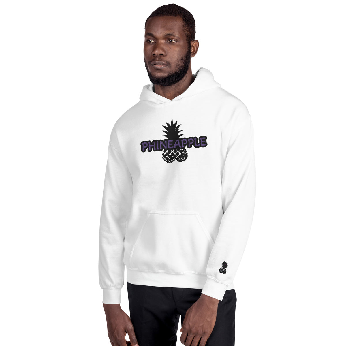 Embroidered Phineapple Unisex Hoodie