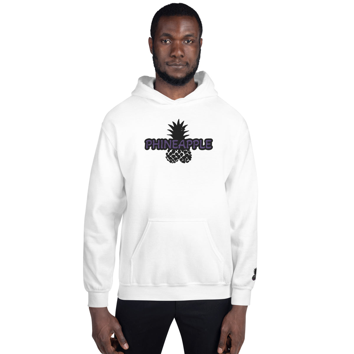 Embroidered Phineapple Unisex Hoodie