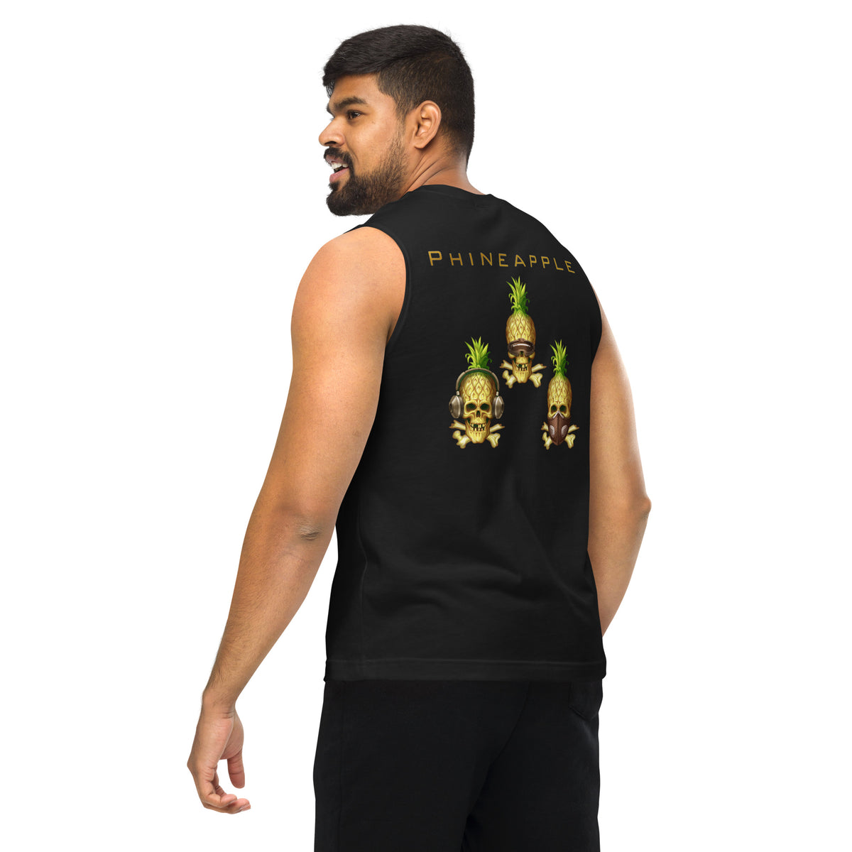 Phineapple Skull Muscle Shirt