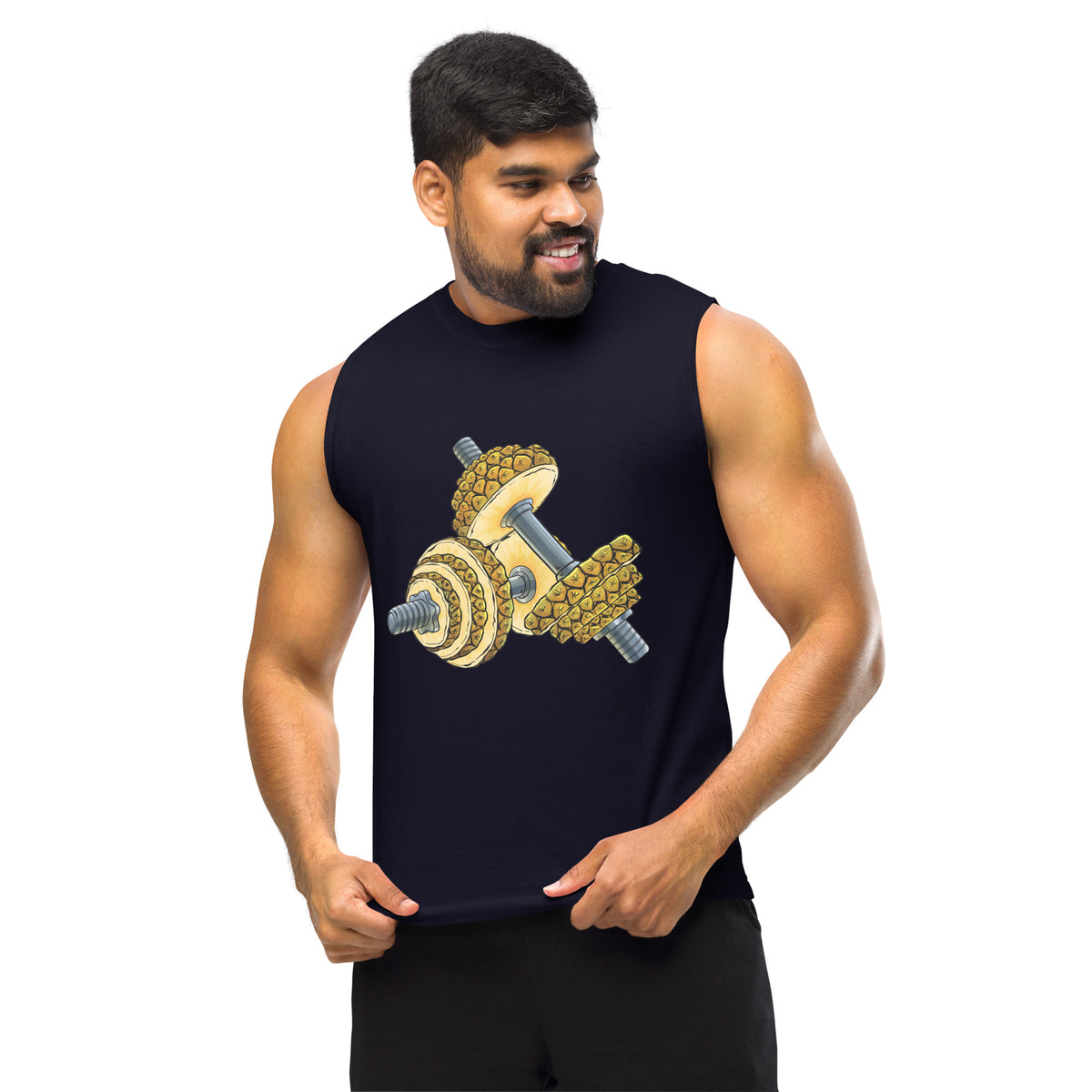 Phineapple Dumbbell Muscle Shirt