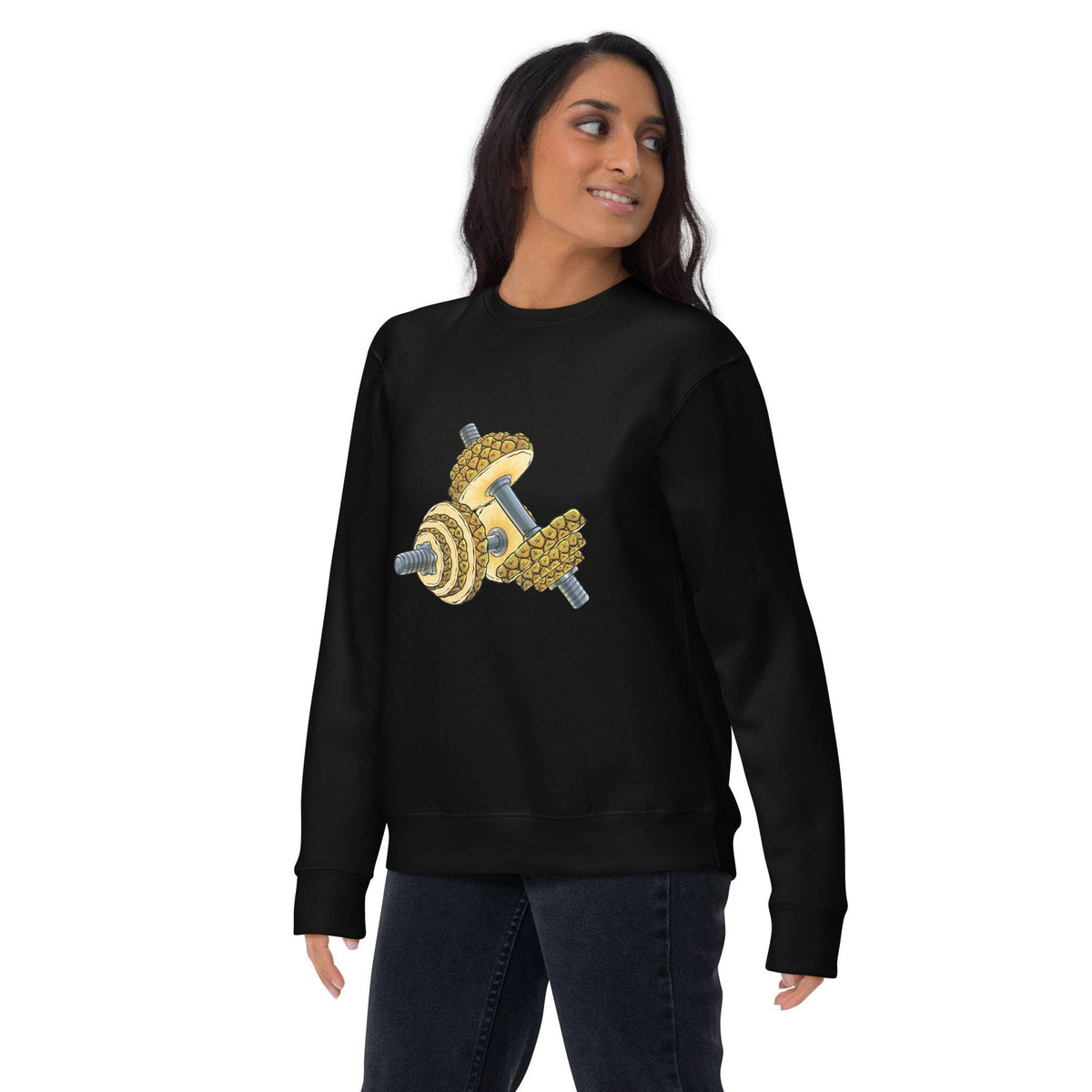 Phineapple Dumbbell Unisex Premium Sweatshirt - Phineapple
