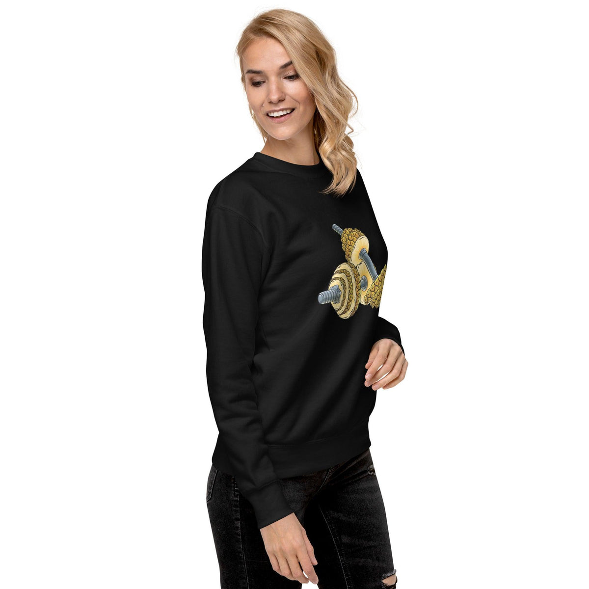 Phineapple Dumbbell Unisex Premium Sweatshirt - Phineapple