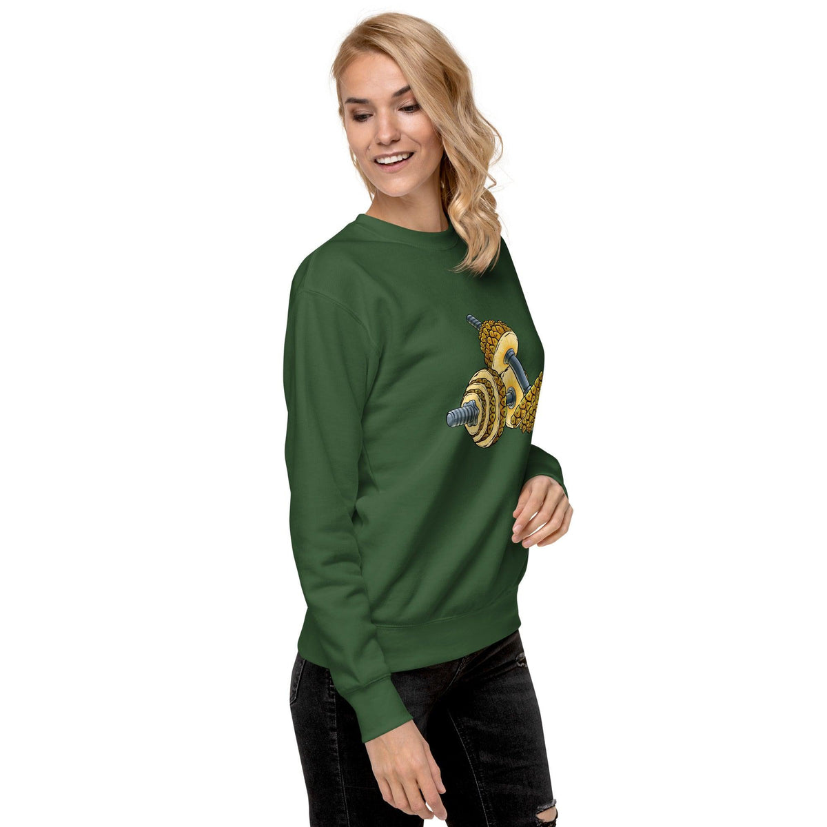 Phineapple Dumbbell Unisex Premium Sweatshirt - Phineapple