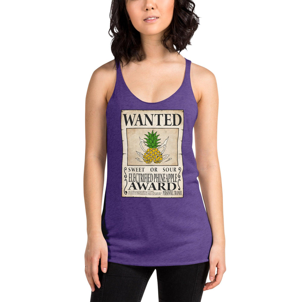 Wanted Women's Racerback Tank - Phineapple