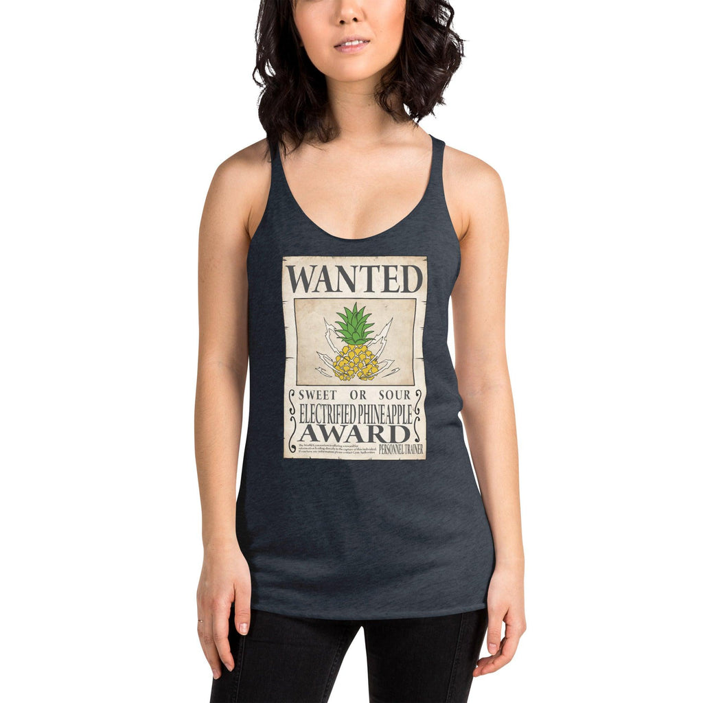Wanted Women's Racerback Tank - Phineapple