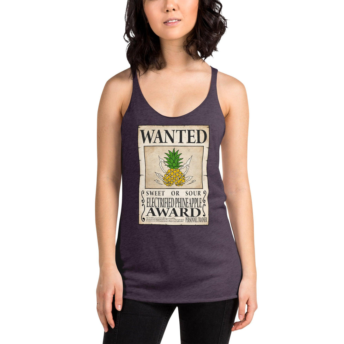 Wanted Women's Racerback Tank - Phineapple