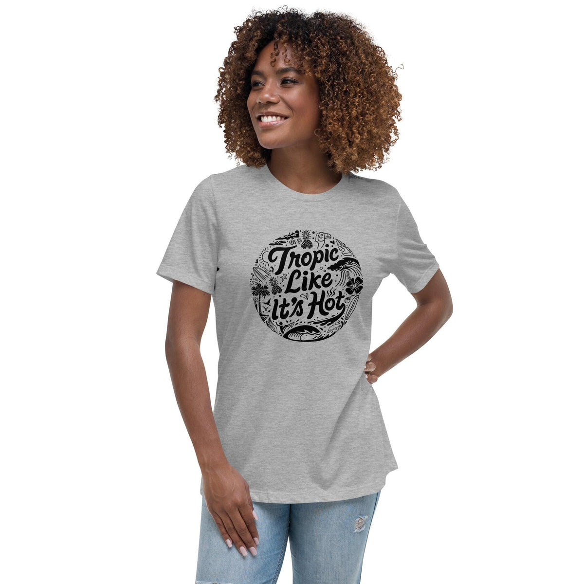 Tropic Like It's Hot Women's Relaxed T-Shirt - Phineapple