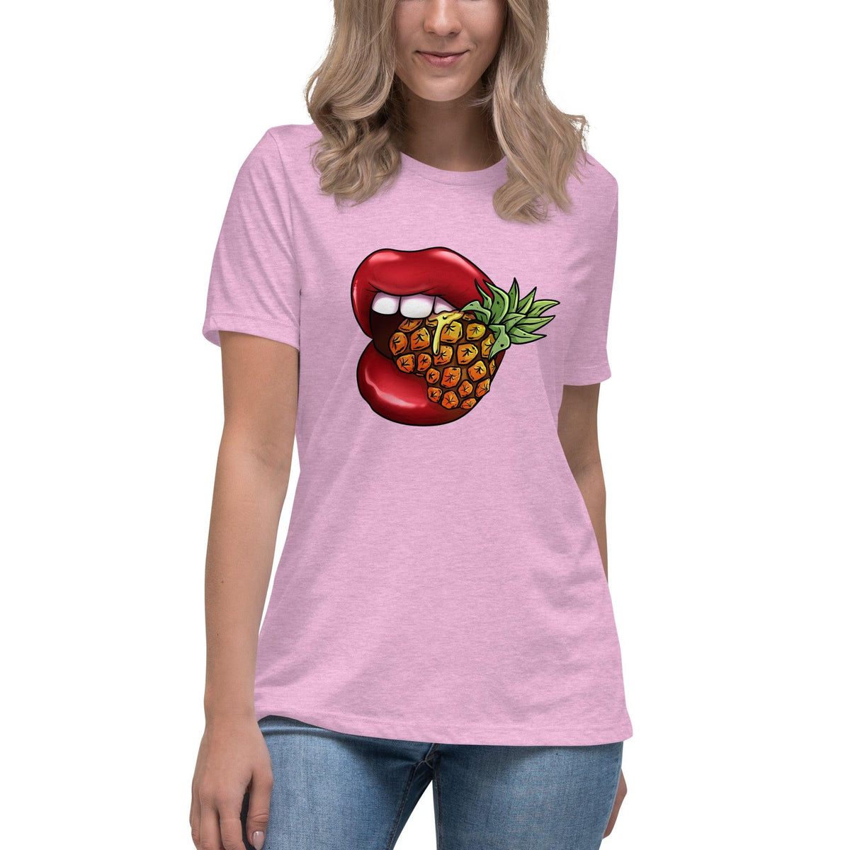 Phineapple Lips Women's Relaxed T-Shirt - Phineapple