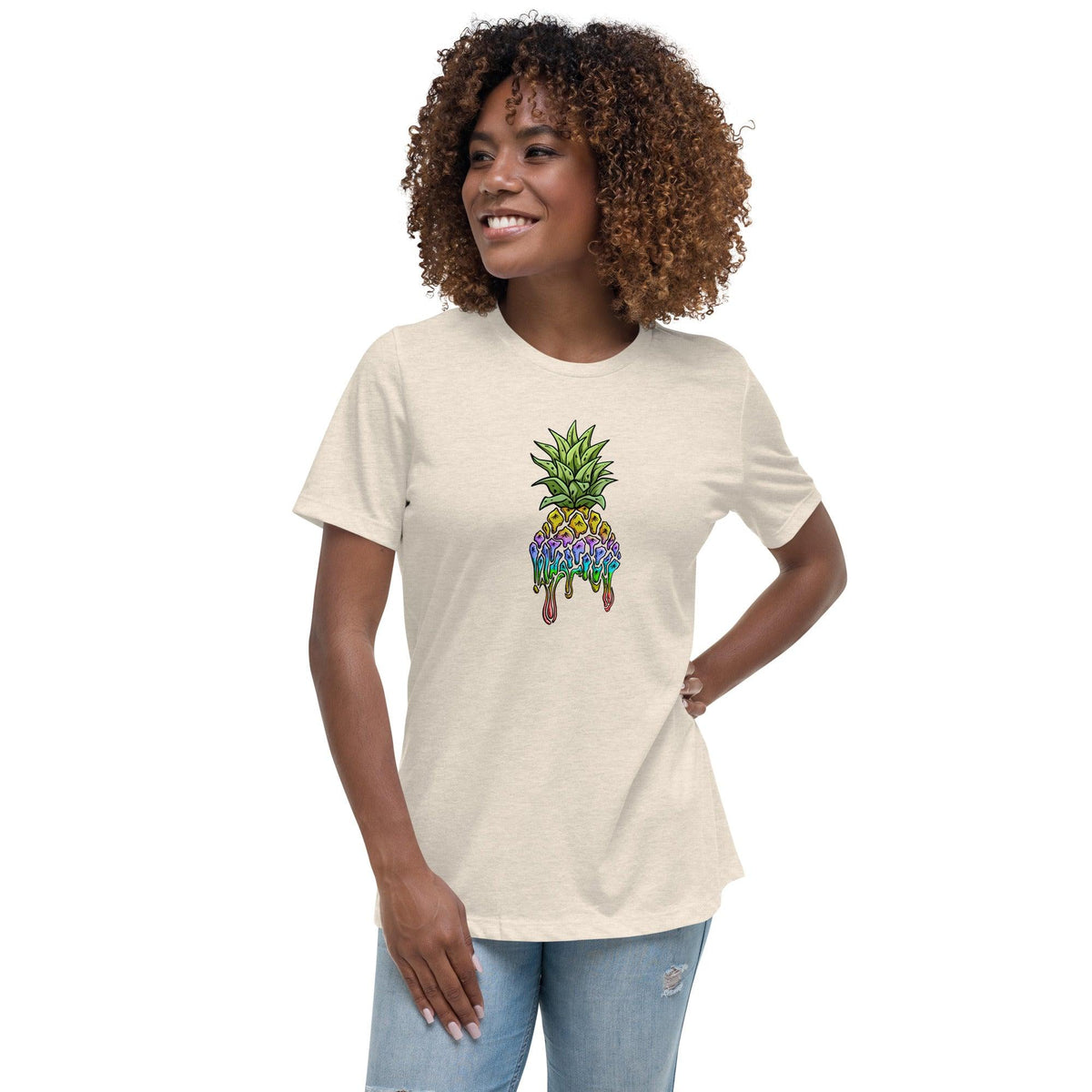 Melted Phineapple Women's Relaxed T-Shirt - Phineapple