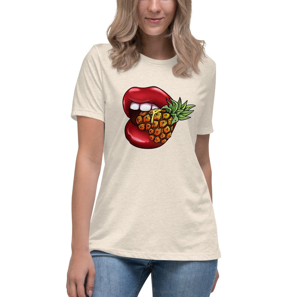 Phineapple Lips Women's Relaxed T-Shirt - Phineapple