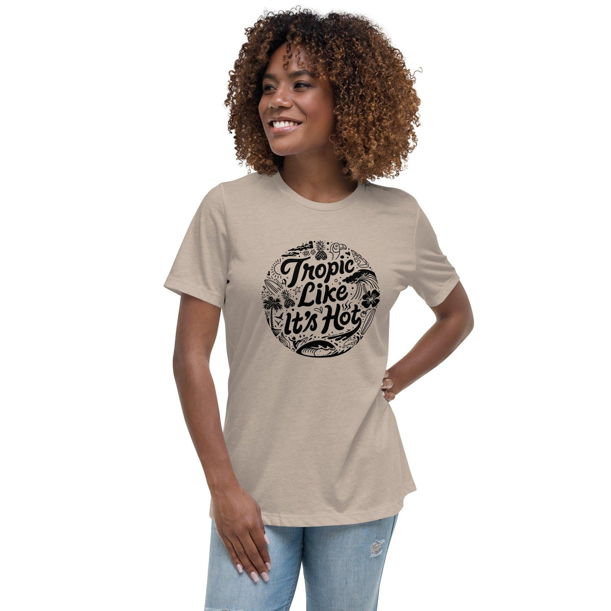 Tropic Like It's Hot Women's Relaxed T-Shirt - Phineapple