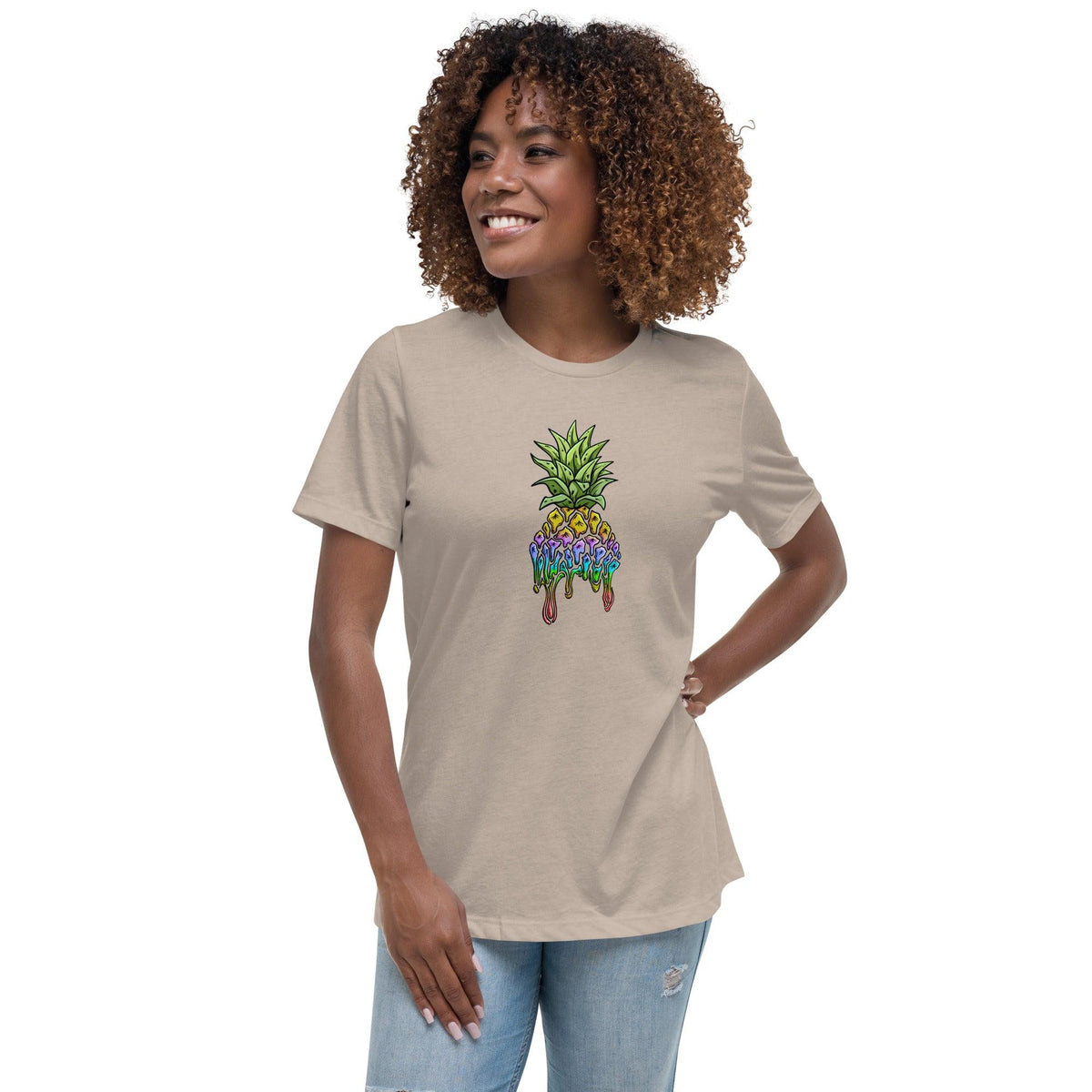 Melted Phineapple Women's Relaxed T-Shirt - Phineapple