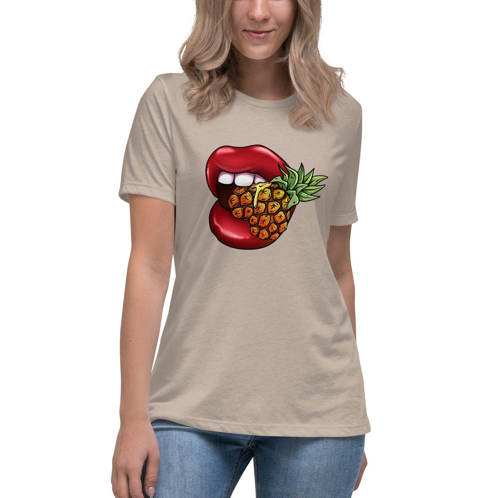 Phineapple Lips Women's Relaxed T-Shirt - Phineapple