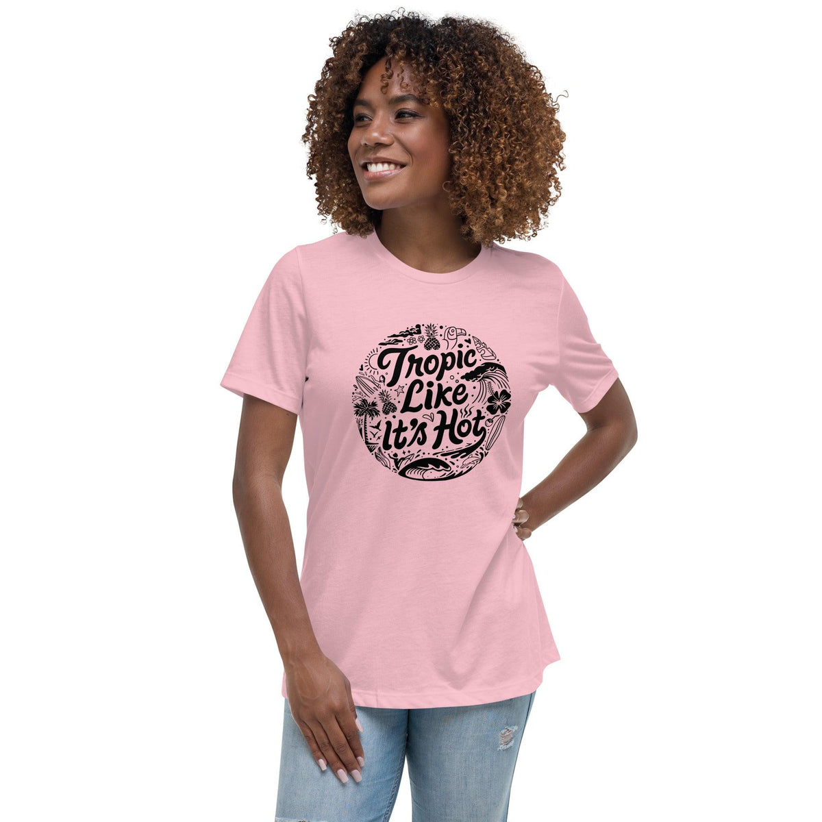 Tropic Like It's Hot Women's Relaxed T-Shirt - Phineapple