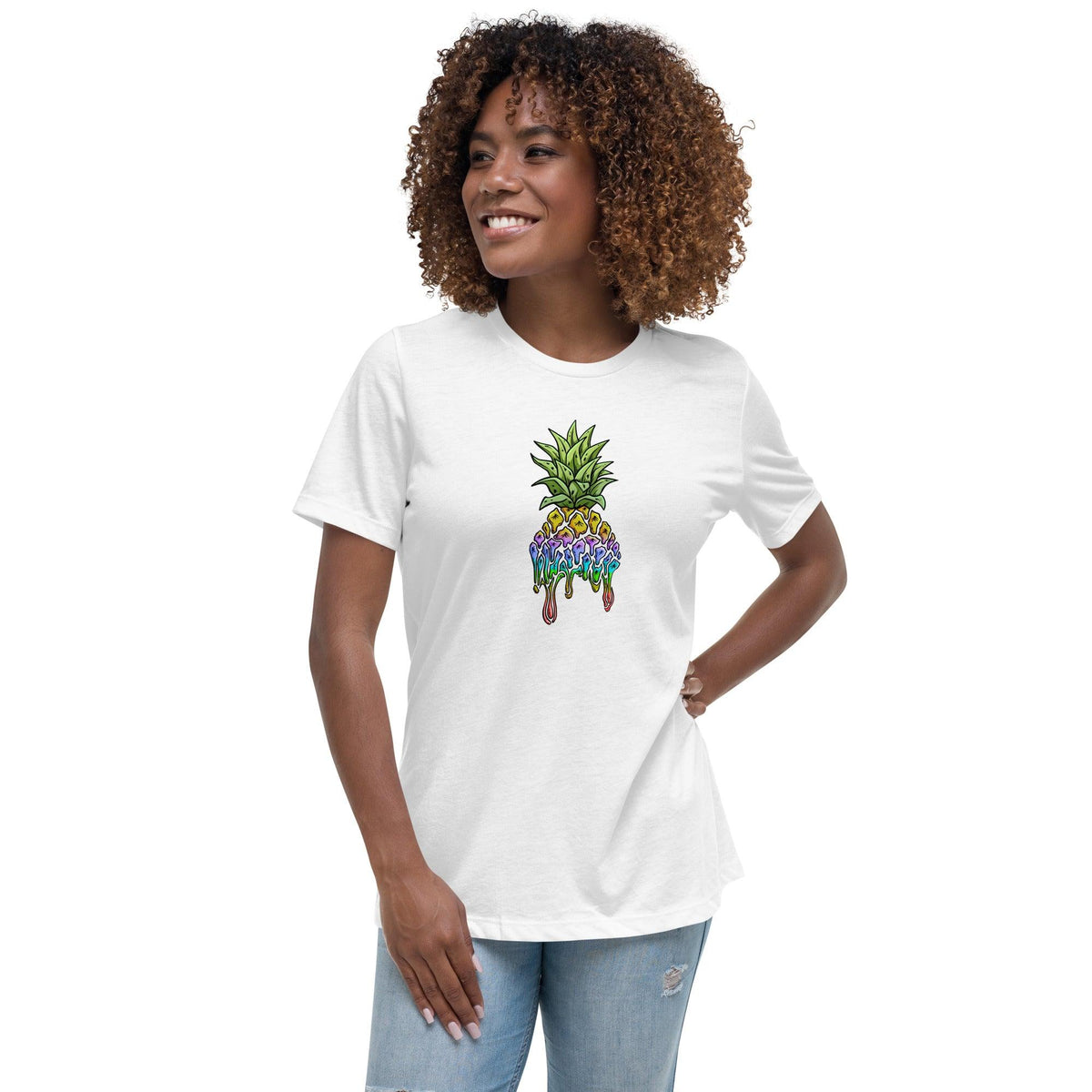 Melted Phineapple Women's Relaxed T-Shirt - Phineapple